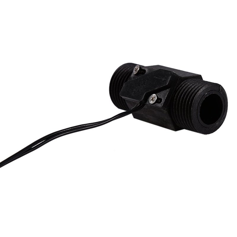 Wal front Water Flow Switch Magnetic Flow Sensor AC 220V EFS-04P Black Plastic Vertical and Horizontal - Image 3